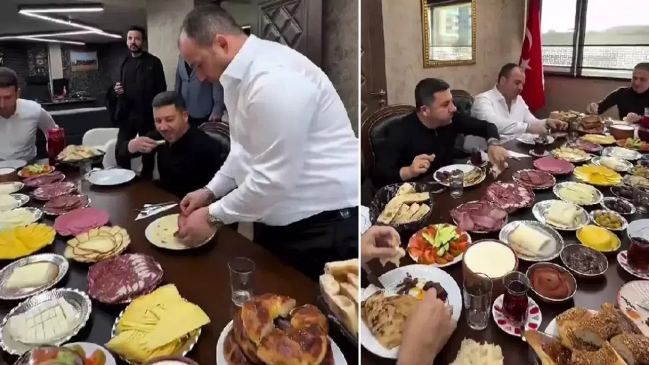 Nevşehir Belediye Başkanı Rasim Arı'nın lüks kahvaltısı gündem oldu!