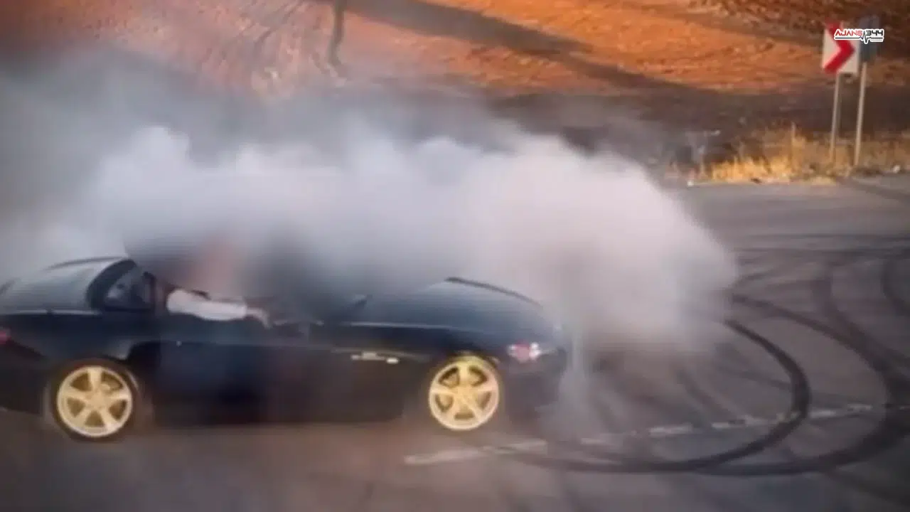 Kahramanmaraş'ta drift yapan sürücüye ceza!