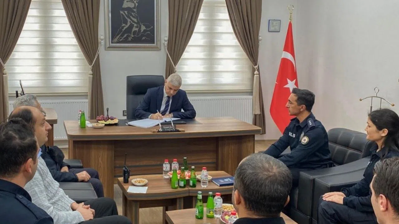 Kahramanmaraş Emniyet Müdürü Nurhak'ta Personelle Buluştu