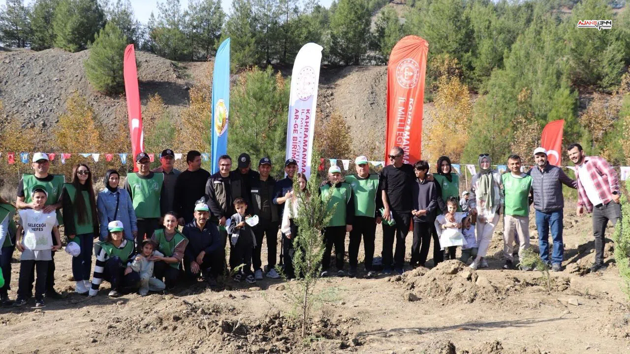Kahramanmaraş’ta Öğretmenler ve Ailelerinden “Yeşil Vatan” İçin Anlamlı Adım