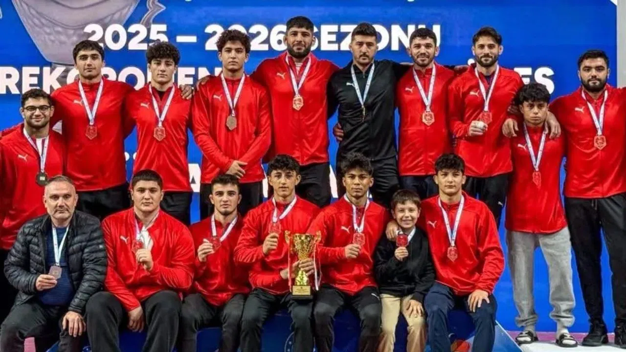 Kahramanmaraş Grekoromen Güreş 1. Ligi’nde üçüncülüğü aldı