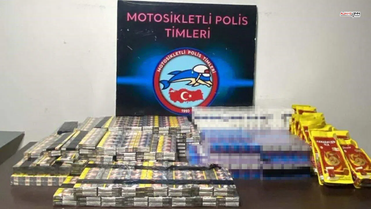 Kaçakçılıkla mücadelede bin 830 paket sigaraya el konuldu
