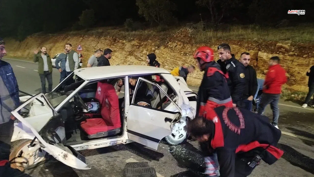 Kahramanmaraş'ta Feci Trafik Kazası 1 Ölü 2 Yaralı