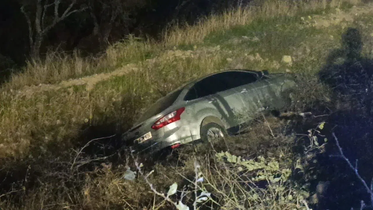 Kahramanmaraş'ta Freni Boşalan Araç Şarampole Uçtu