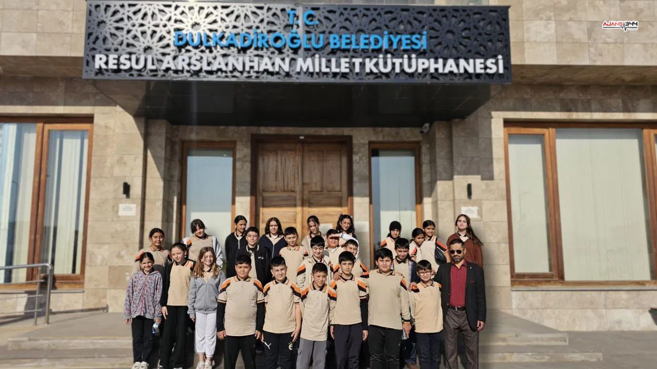 Kahramanmaraş'ta Öğrenciler Kamu Küllesi Kütüphanesini Gezdi