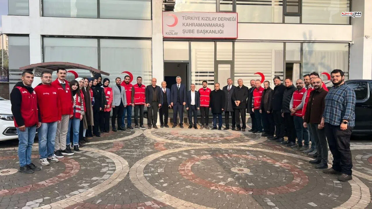 Celalettin Güvenç Kızılay'ı Ziyaret Etti