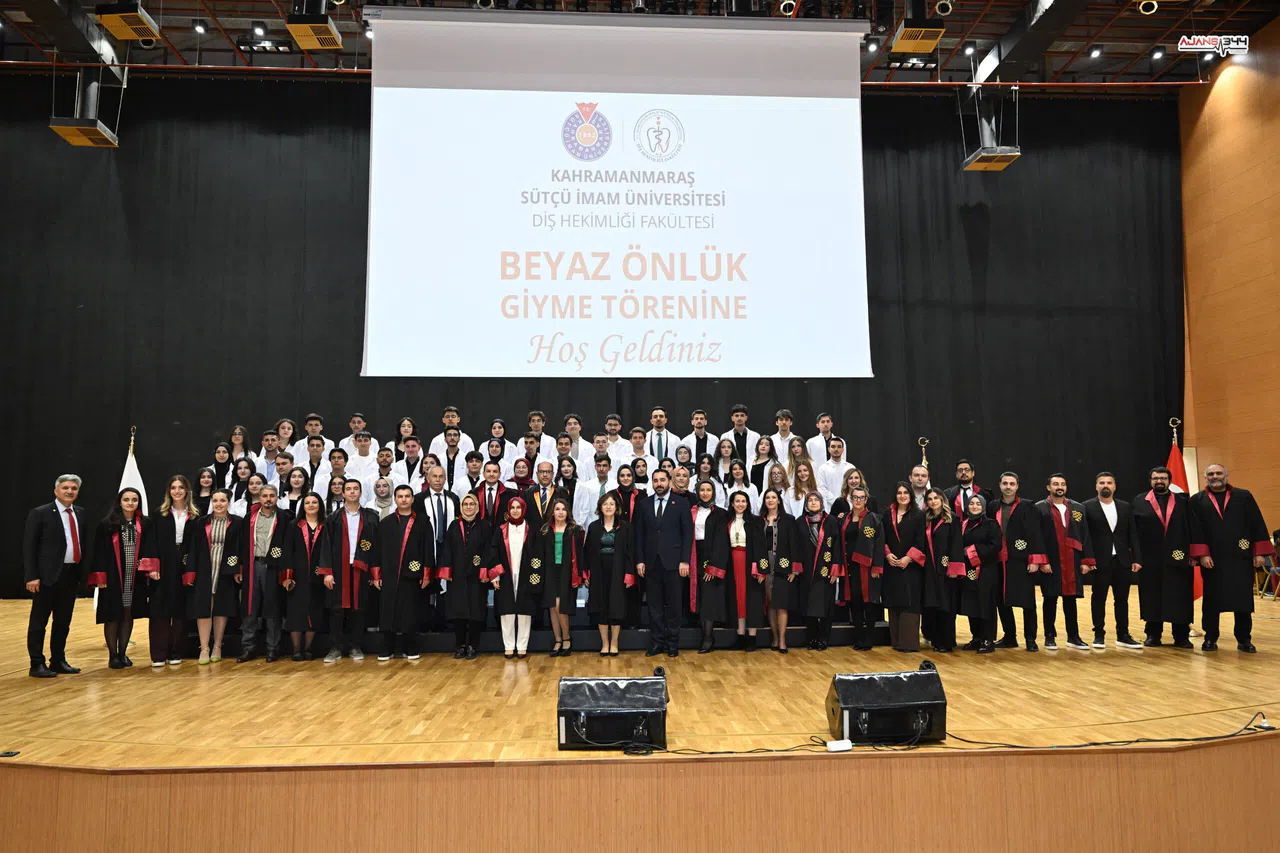 KSÜ Diş Hekimliği Fakültesi’nde Beyaz Önlük Töreni Gerçekleştirildi