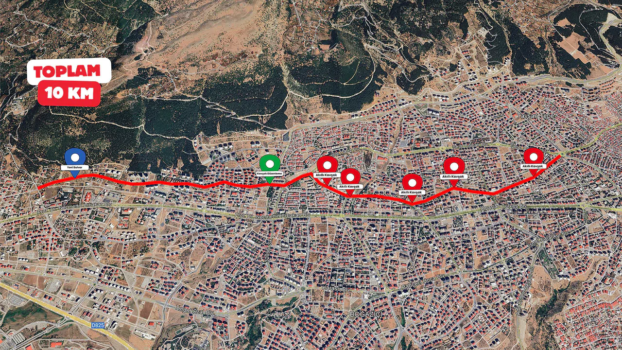 Kahramanmaraş’ta Doğu-Batı Arası Ulaşım 7 Caddeyle Güçleniyor