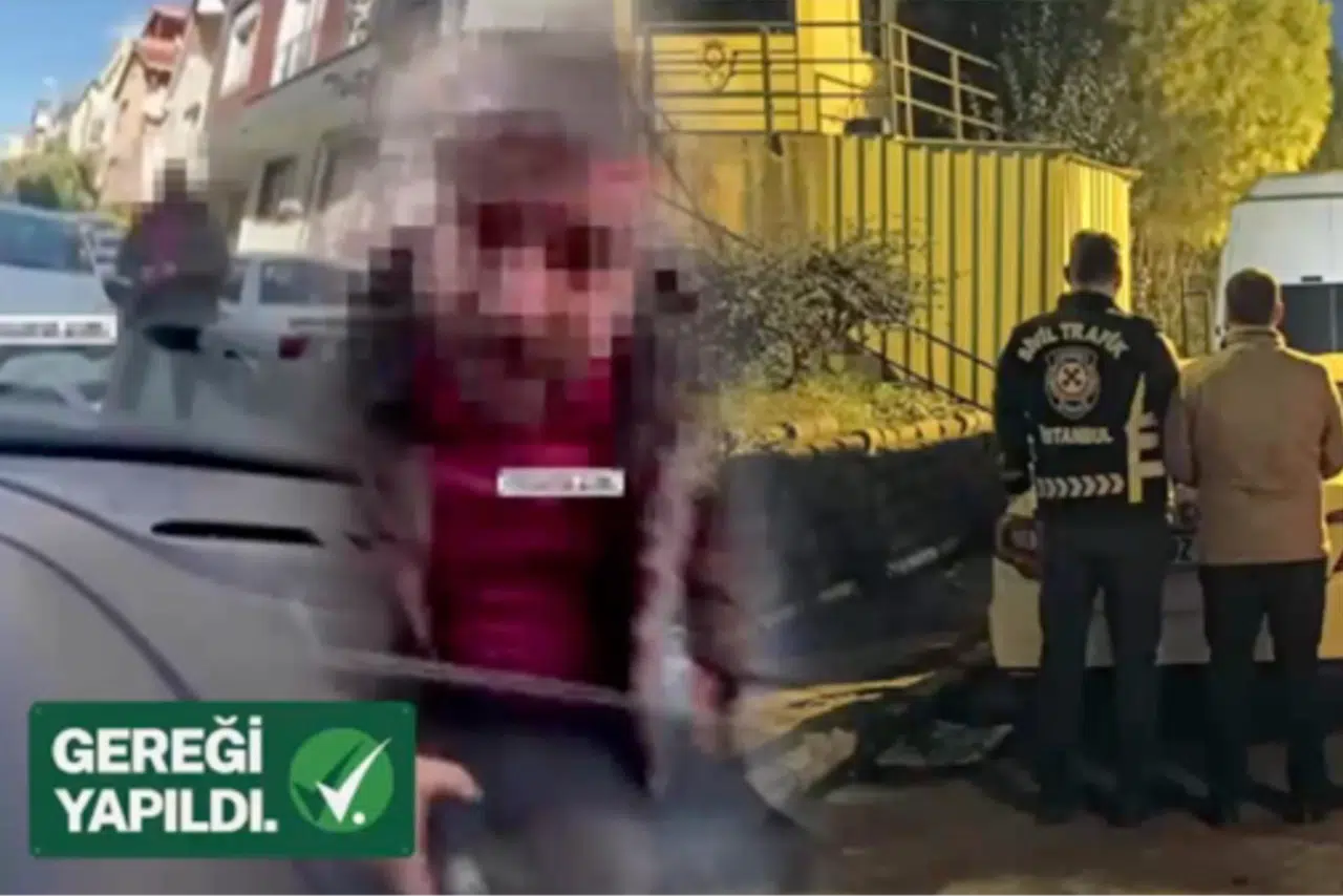 Trafik Güvenliğini Tehlikeye Atan Sürücü Hakkında Hızlı İşlem Yapıldı