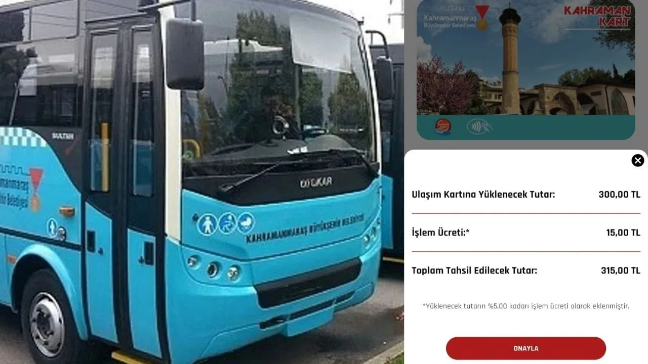 Kahramanmaraş'ta Toplu Taşıma Ek Ücreti Tepki Gördü