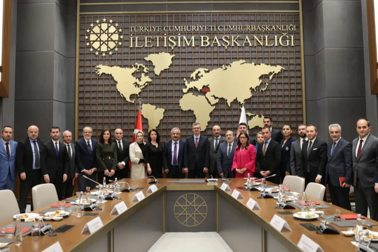 Türkiye Basın Federasyonu'ndan İletişim Başkanlığı'na ziyaret