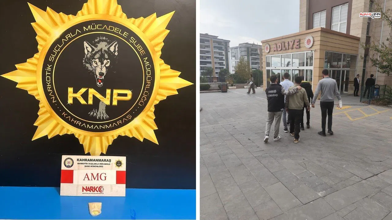 Kahramanmaraş'ta Yasaklı Madde Operasyonu 4 Tutuklama