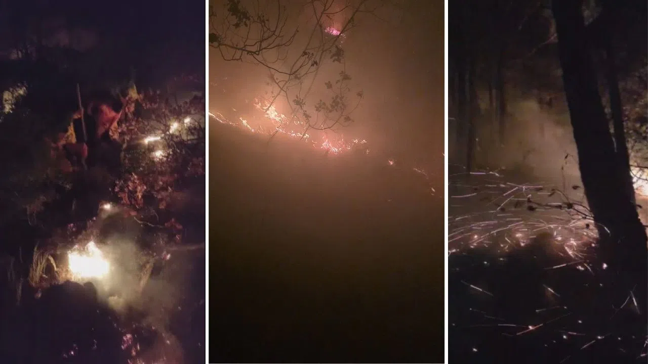 Yıldırımın düştüğü ormanlık alandaki yangın 16’ncı saatte kontrol altına alındı