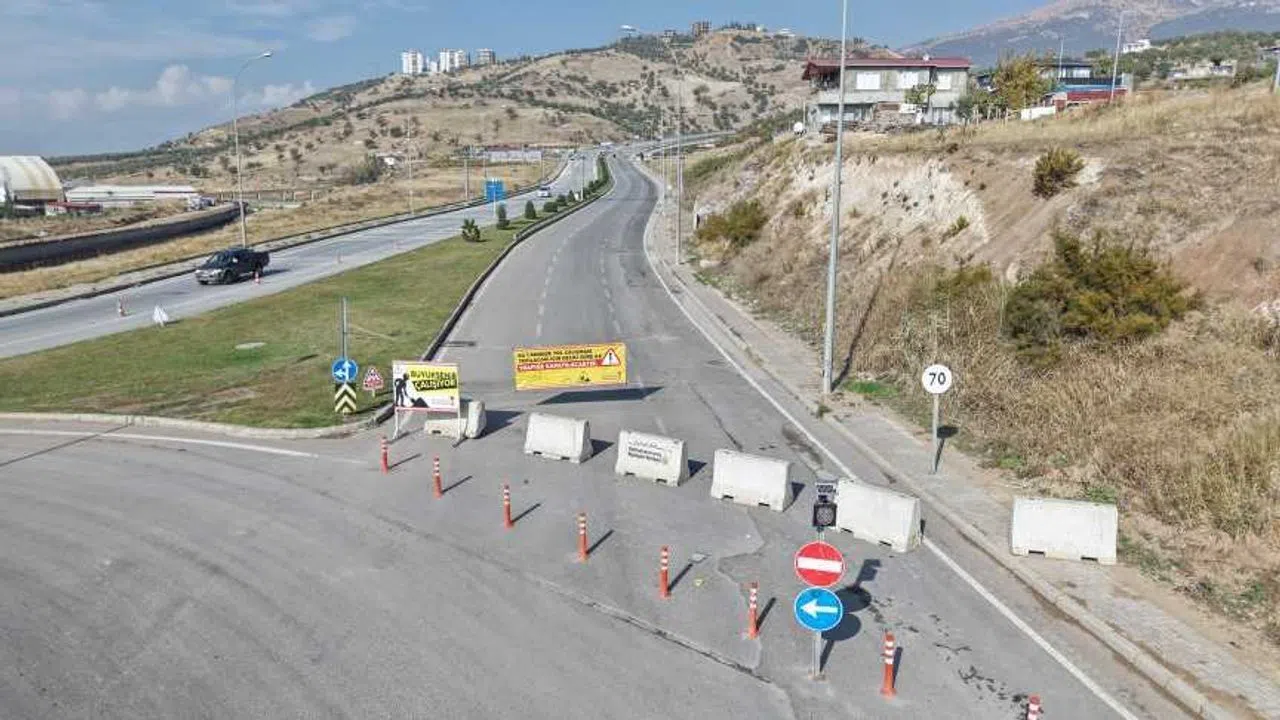 Kahramanmaraş'ın En İşlek O Yolu Trafiğe Kapatıldı