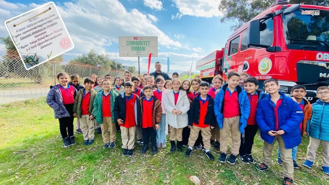 Aydınlı Öğrencilerden Elbistan’ın Hatırasına Umut Fidanları