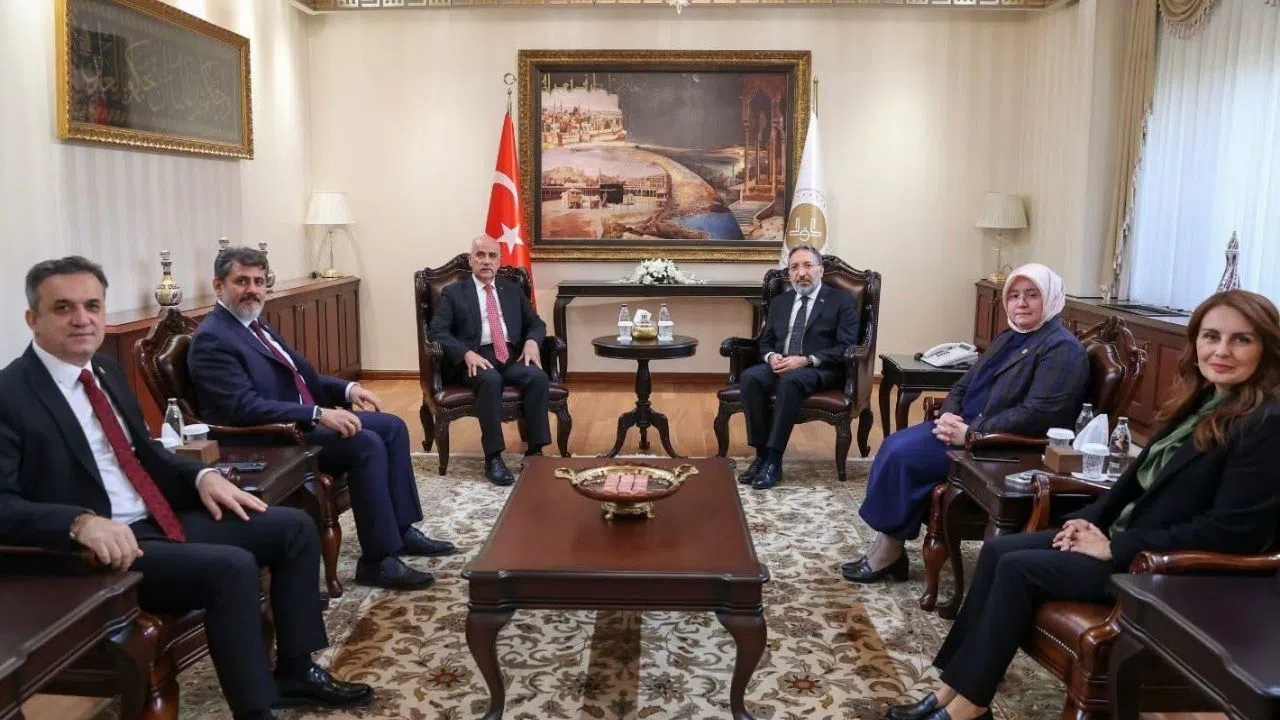 AK Parti Kahramanmaraş Heyetinden Diyanet İşleri Başkanı Prof. Dr. Safi Arpaguş’a Ziyaret