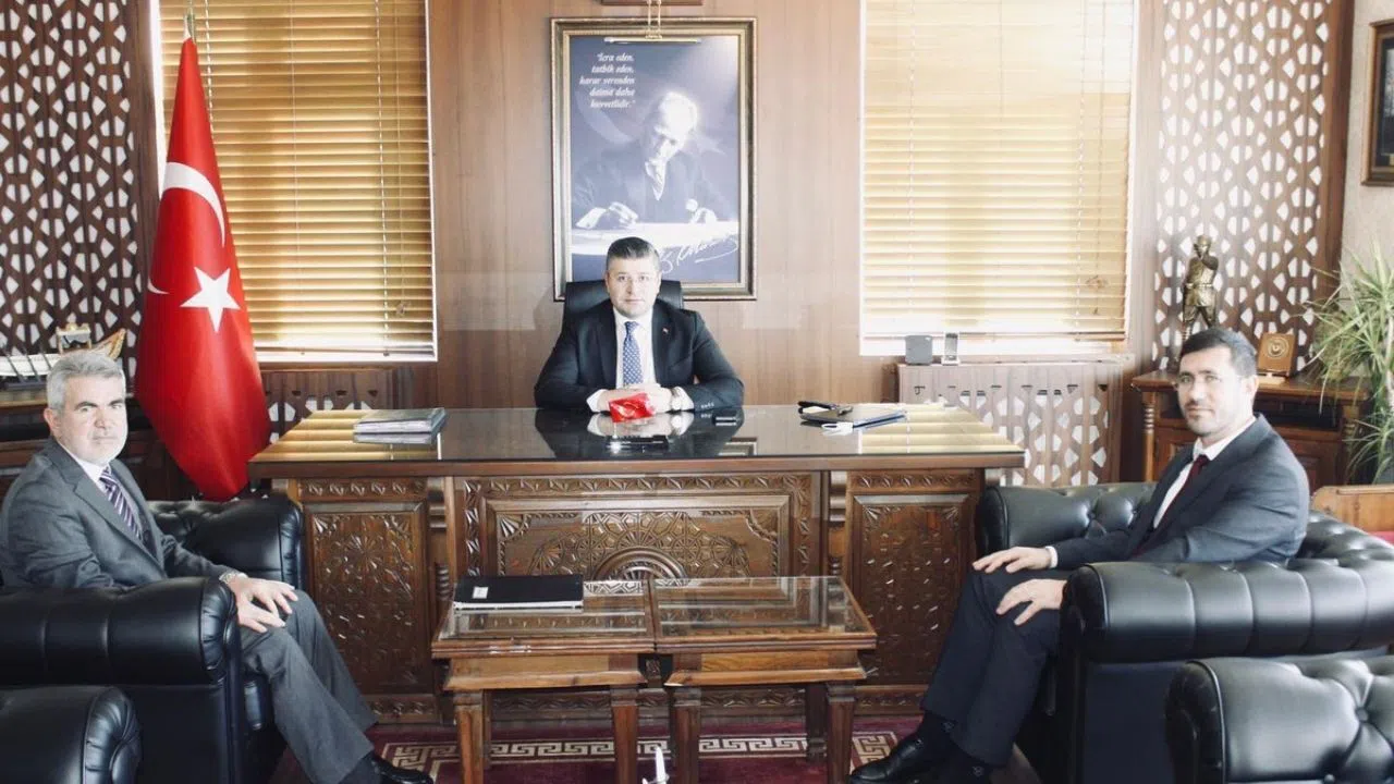 Kahramanmaraşlı Müftü Ali Söyler, Kaymakam Necdet Uçar'ı Ziyaret Etti