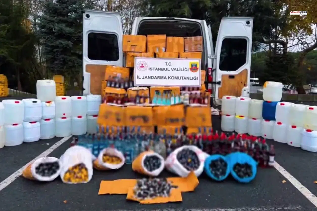 17 İlde Sahte Alkol Operasyonu