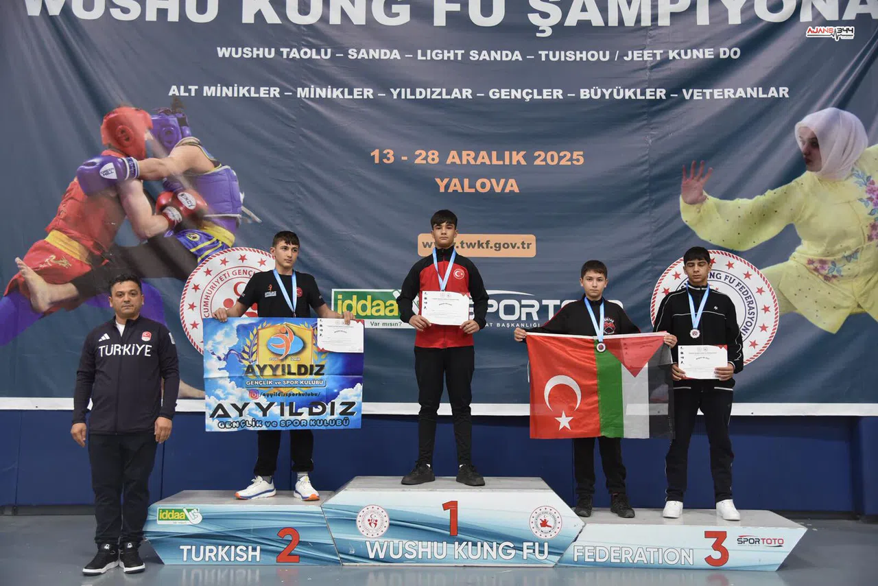 Kahramanmaraşlı Sporcu Wushu Kung Fu Türkiye Şampiyonu Oldu