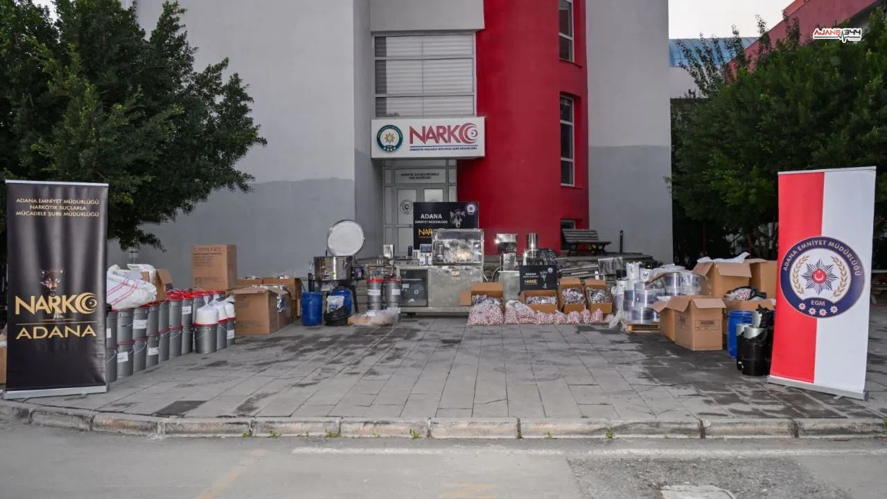 Yasaklı Madde Fabrikasına Baskın: Makineler ve Tonlarca Hammadde Ele Geçirildi