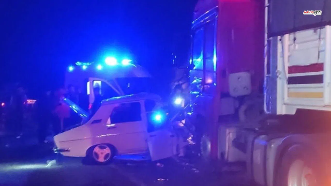 Kahramanmaraş'ta Otomobil ile Tır Çarpıştı: 1 Ölü 1 yaralı