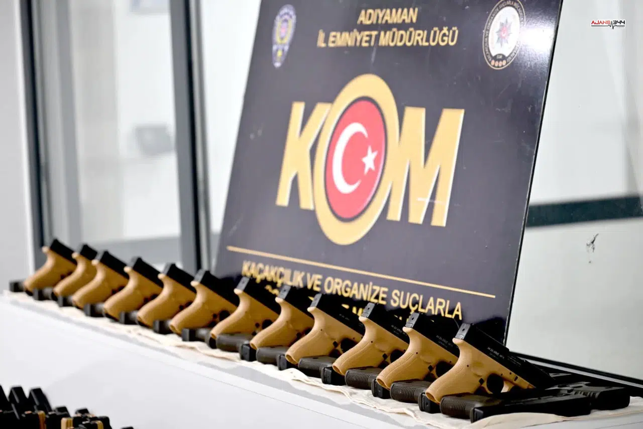 Adıyaman’da bin adet ateşe hazır tabanca ele geçirildi