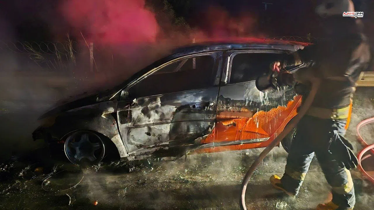 Manavgat'ta Seyir Halindeki Araç Alevler İçinde Kaldı