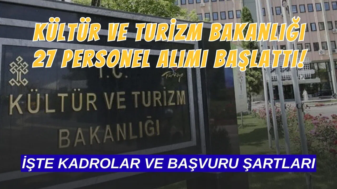 Bakanlık kapıyı açtı, sınav şartı yok! KPSS 60 puanla personel alınıyor