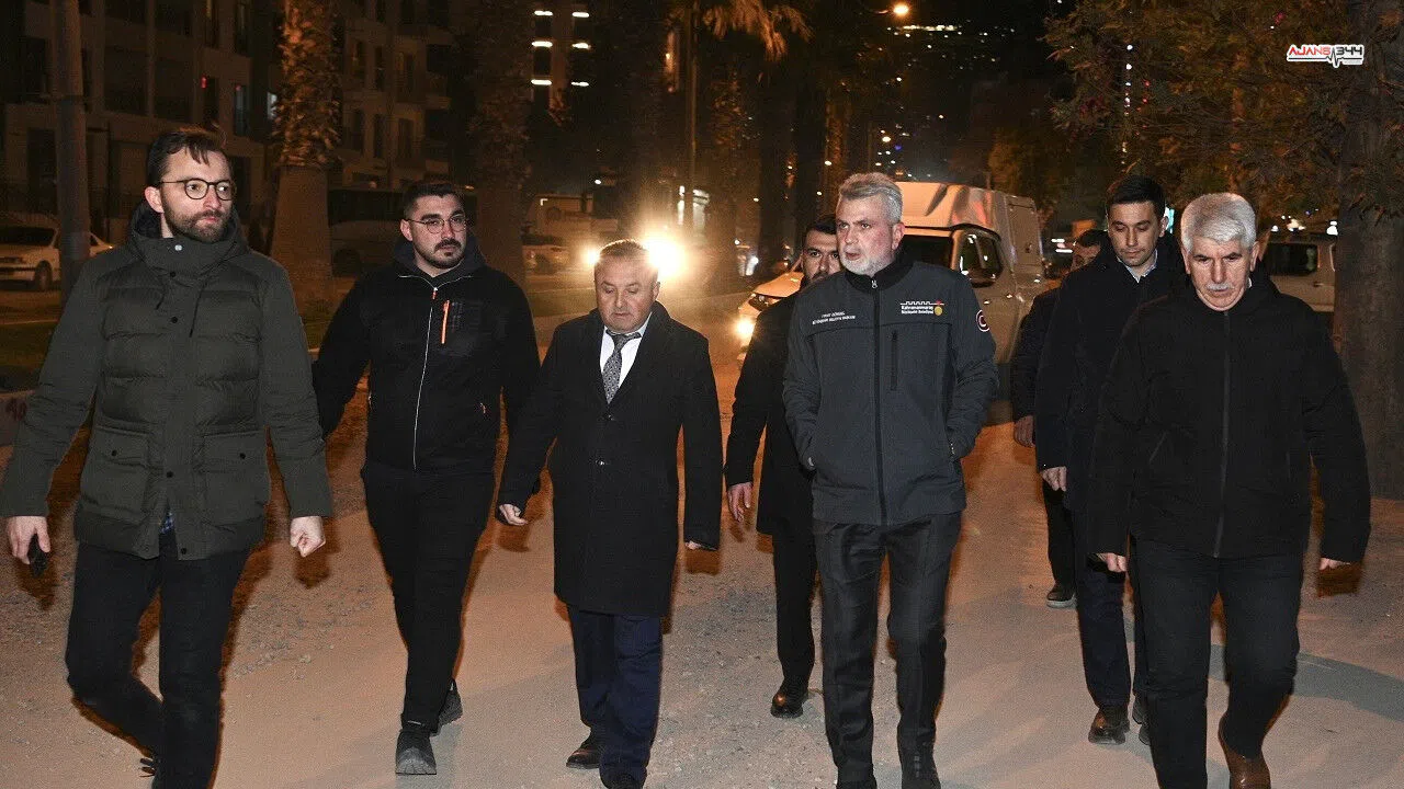 Başkan Görgel, Kahramanmaraş merkezindeki altyapı çalışmalarını sahada takip etti