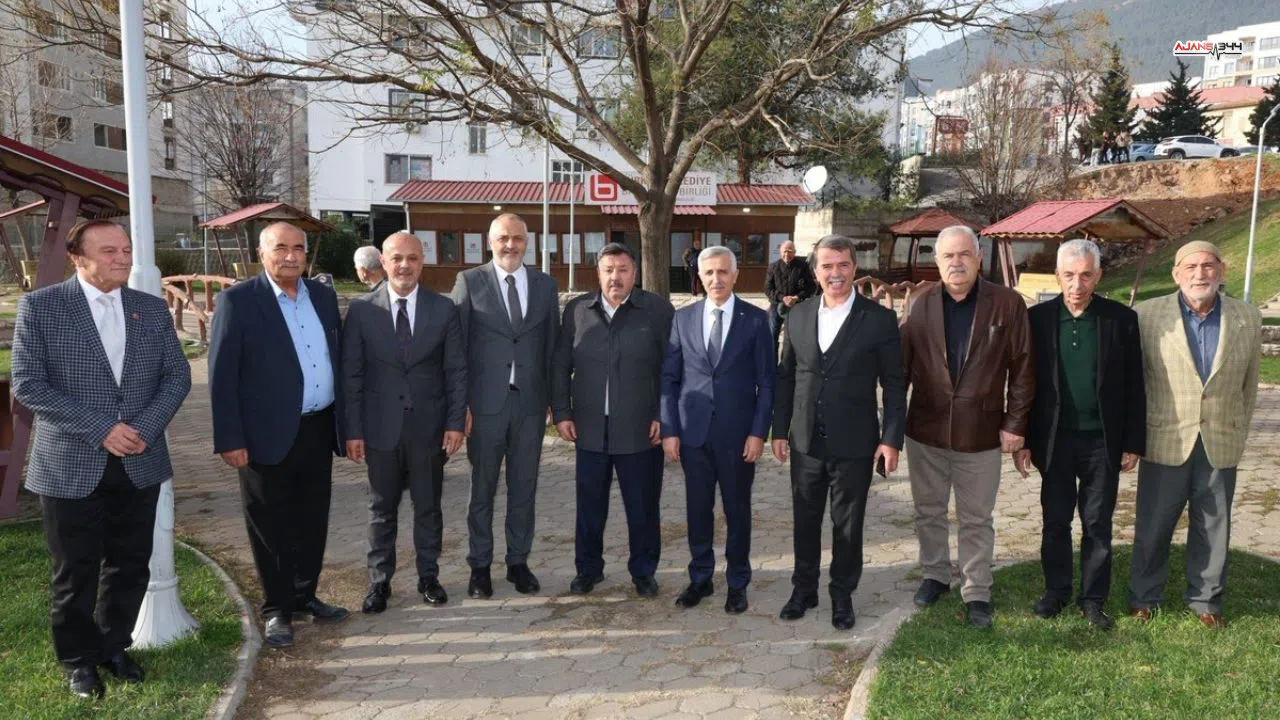 Vali Mükerrem Ünlüer, belediye başkanları birliği'ni ziyaret etti