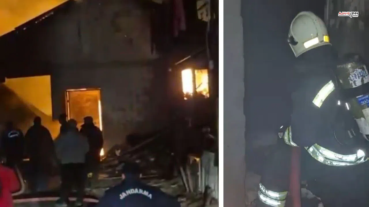 Kahramanmaraş'ta evin ahır ve garajı yandı: itfaiye müdahale etti