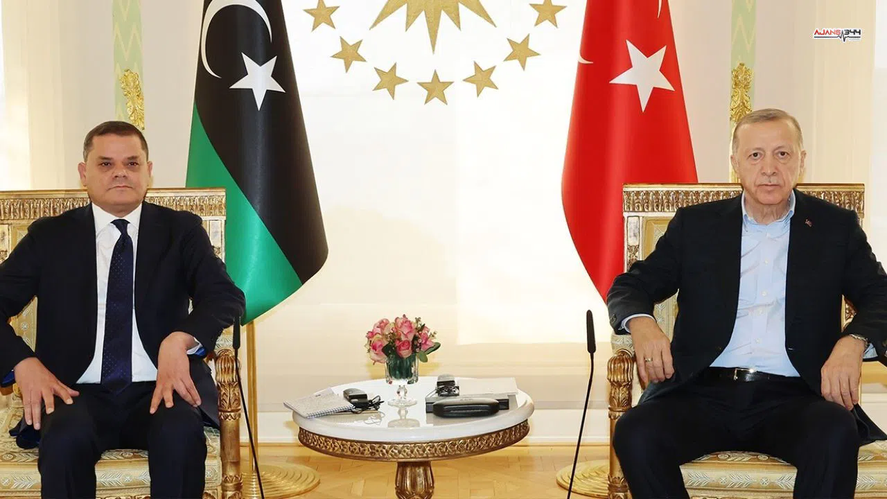 Cumhurbaşkanı Erdoğan, Libya Başbakanı Dibeybe ile Görüştü