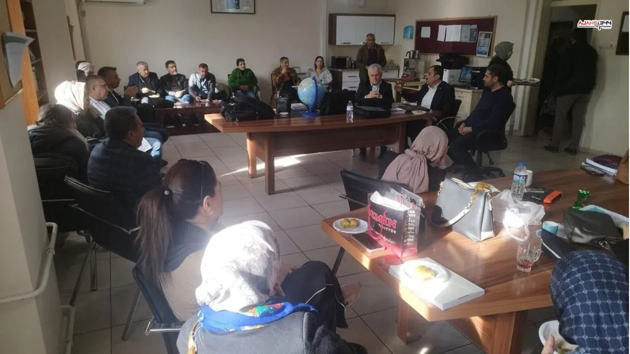 EBS Kahramanmaraş şubesi meslek liselerini ziyaret etti