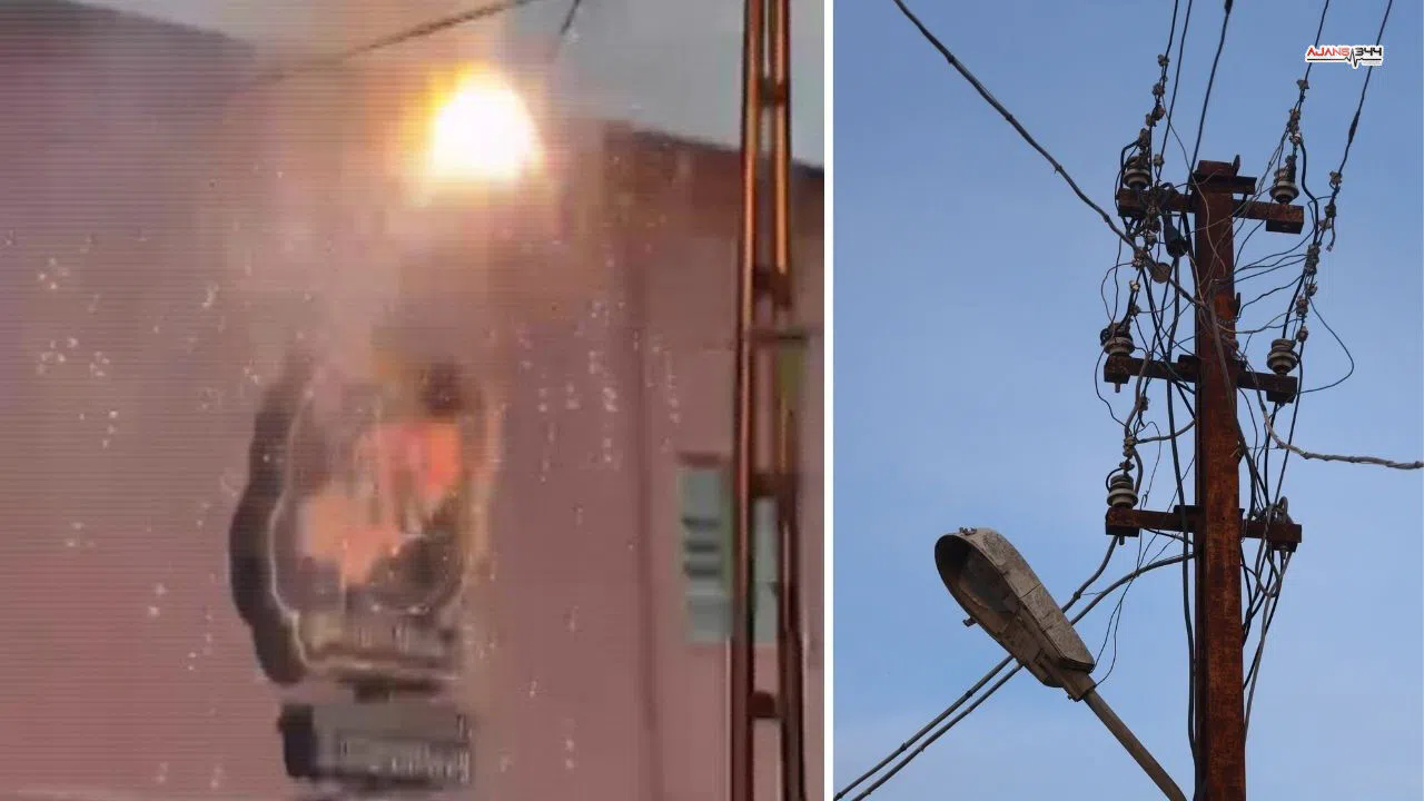 Elektrik tellerindeki patlamalar mahalleyi tedirgin etti