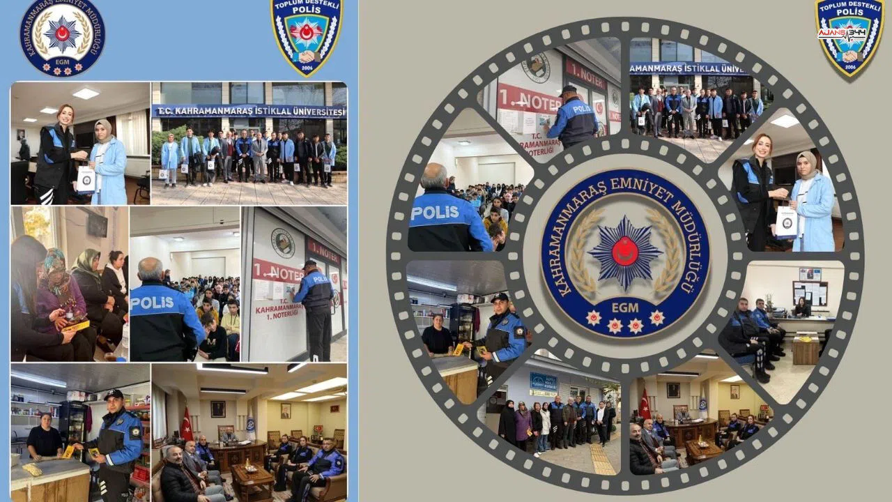 Kahramanmaraş Emniyetinden Yoğun Bilgilendirme Haftası