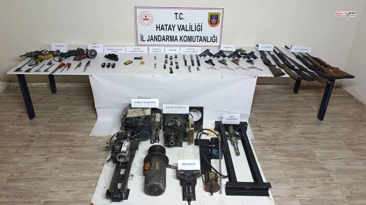 Evini Silah Fabrikasına Çeviren Şahıs Jandarmaya Yakalandı