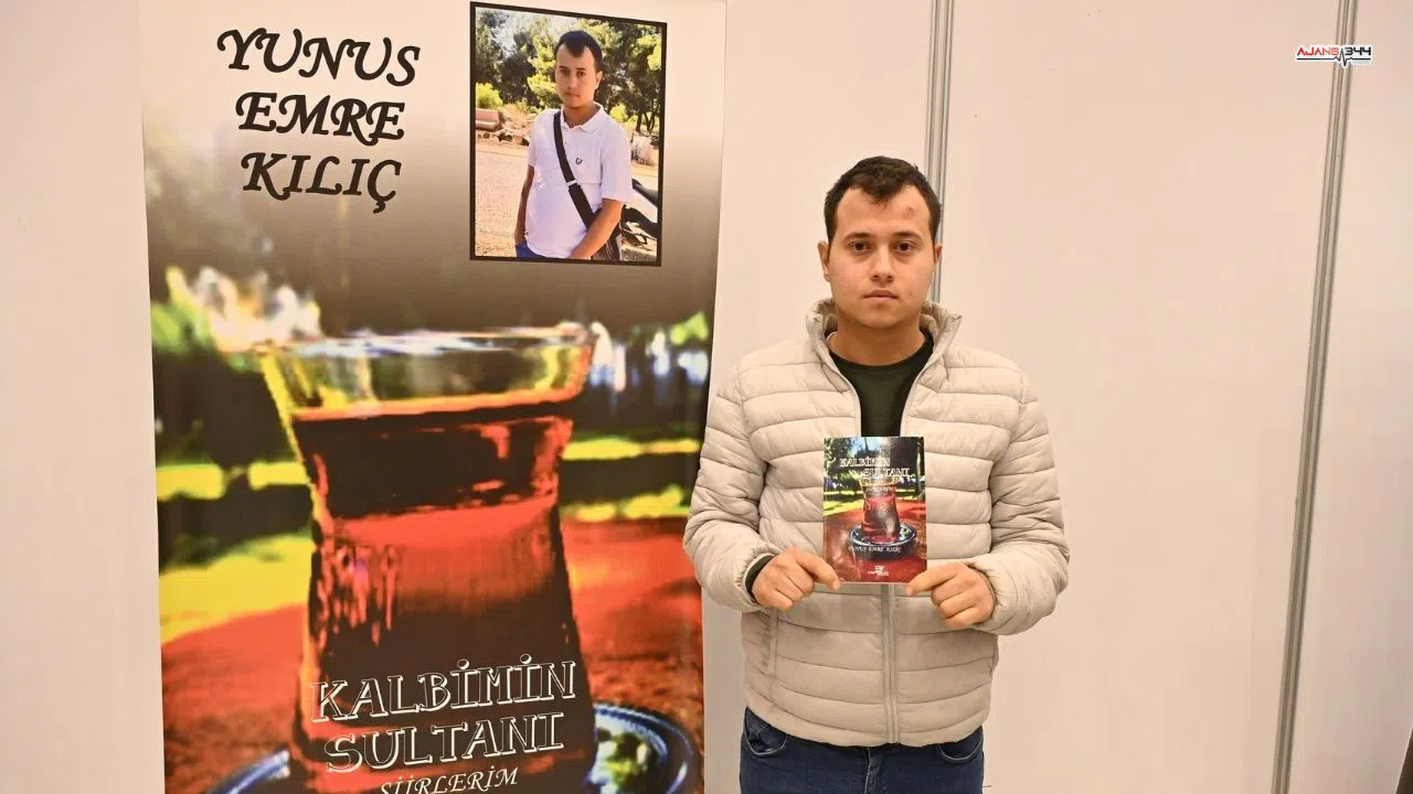 Konuşma zorluğu yaşayan genç kitap yazdı