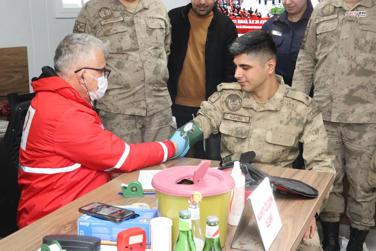 Kahramanmaraş Jandarmasından Kızılay’a Kan Bağışı Desteği