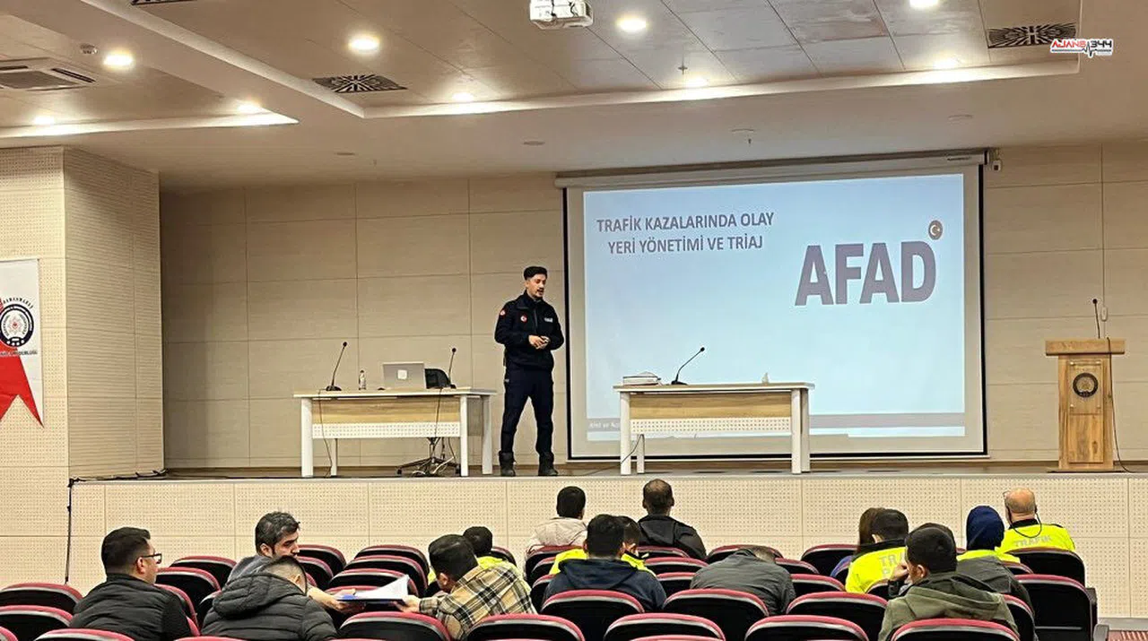 Kahramanmaraş’ta Emniyet Personeline AFAD’dan Afet Eğitimi