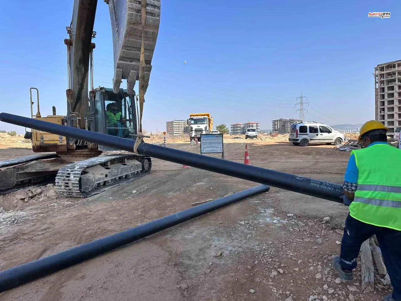 GASKİ, Gazitepe ve Sarısalkım’da modern içmesuyu şebekesini tamamlıyor