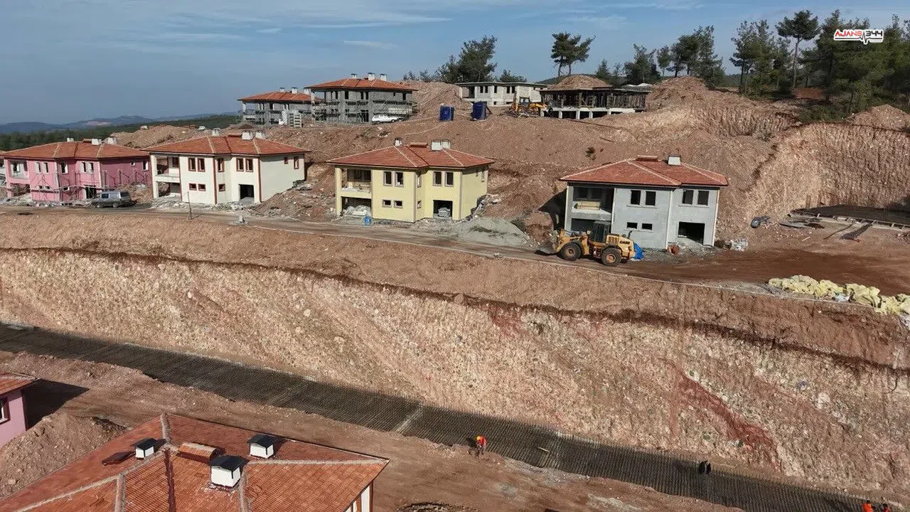 Hasanbeyli’de 2 Katlı Deprem Konutları Teslim İçin Gün Sayıyor