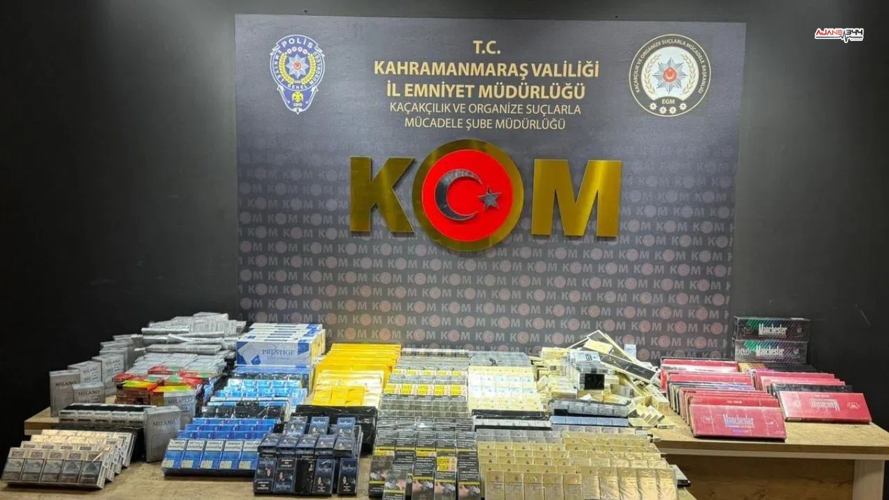 Kahramanmaraş'ta Kaçak Sigaraya Büyük Darbe