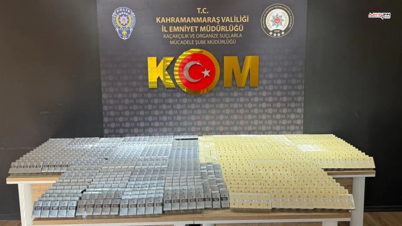 Kahramanmaraş'ta iki farklı operasyonda gümrük kaçağı mallara el konuldu