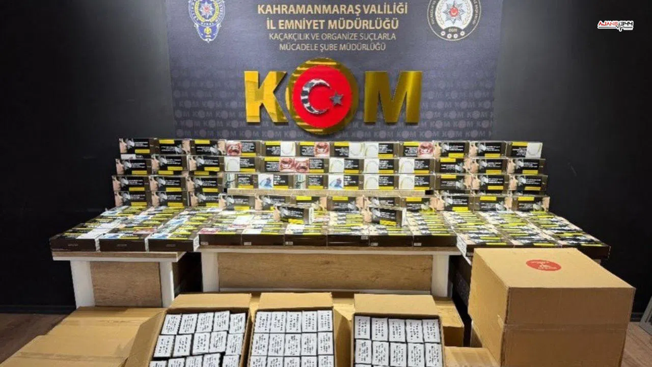 Kahramanmaraş'ta Tarihi Eser ve Sigara Kaçakçılığına Büyük Darbe