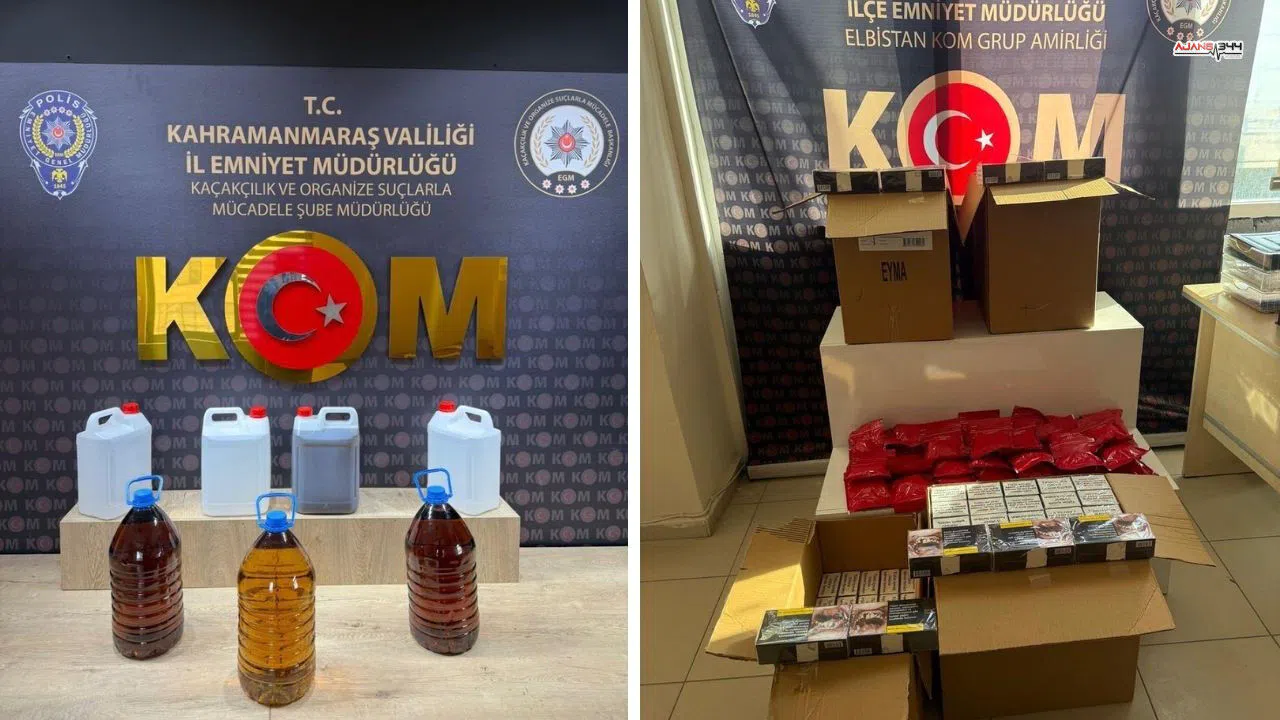 Kahramanmaraş KOM'undan Kaçakçılara Büyük Darbe