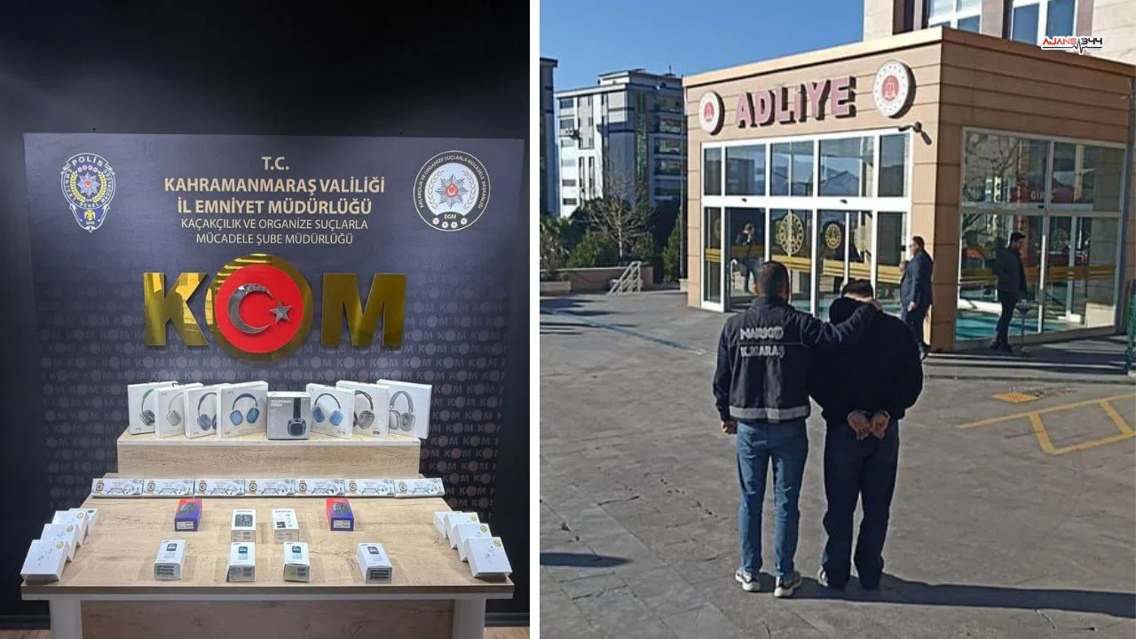 Kahramanmaraş'ta Narkotik ve Kaçak Emtia Operasyonunda İki Şahıs Yakalandı
