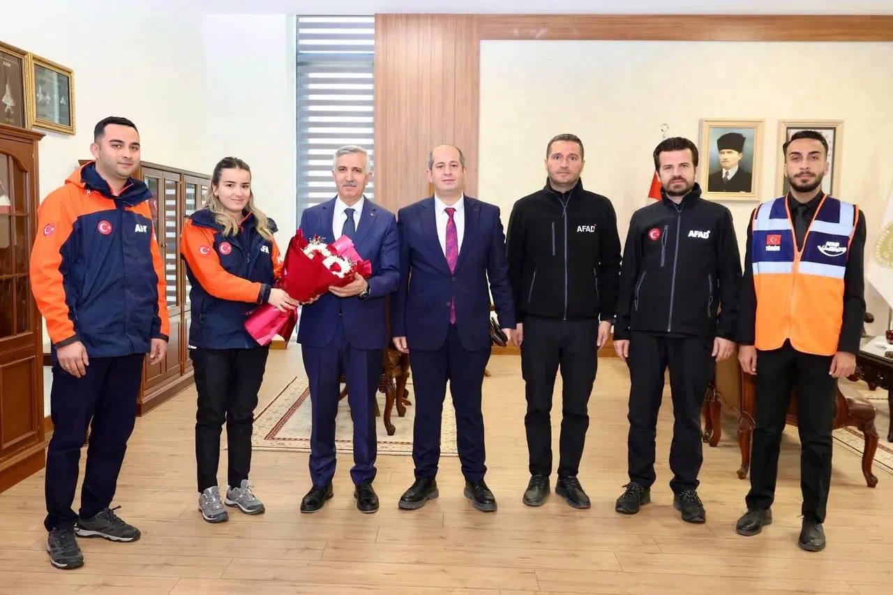 AFAD, 16. Kuruluş Yıldönümünde Kahramanmaraş Valisi'ni Ziyaret Etti