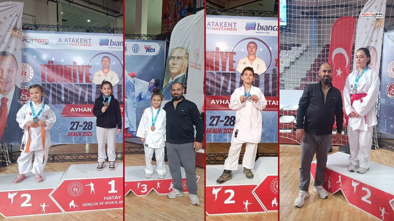 Kahramanmaraşlı Karateciler Yıldızlar Ligi’nde Madalya Serisi Yaptı