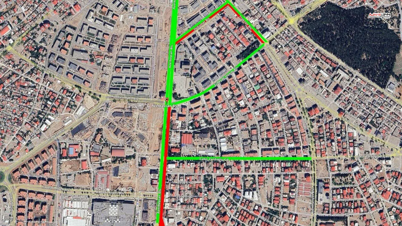 Kahramanmaraş’ta 2-15 Ocak Tarihleri Arasında Kısmi Yol Kapatmaları