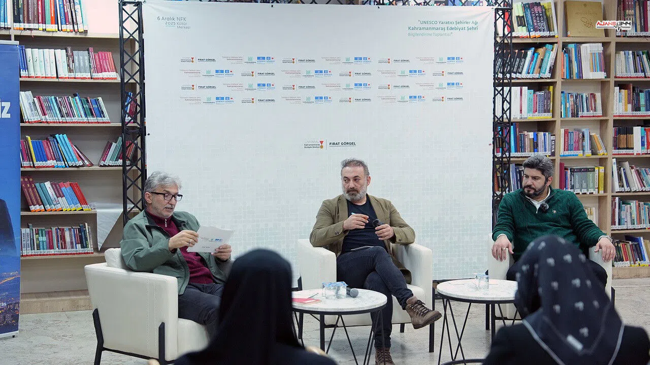 Kahramanmaraş’ta edebiyat tutkunları öykü söyleşisinde buluştu